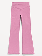 Image 5 de 6, Legging évasé PowerChill à taille haute croisée pour fille