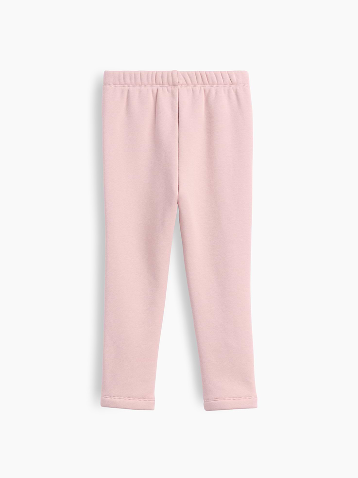 Image 3 of 4, Baby & Toddler Sherpa-Lined Pintuck Leggings