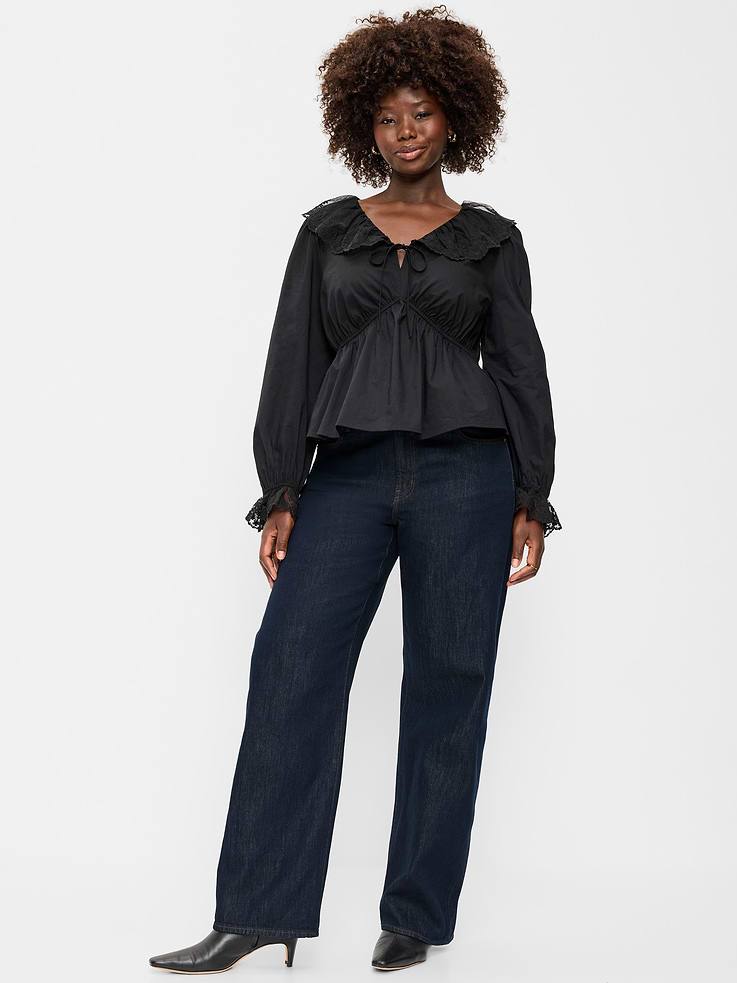 Image 7 of 9, Low-Rise Loose Jeans