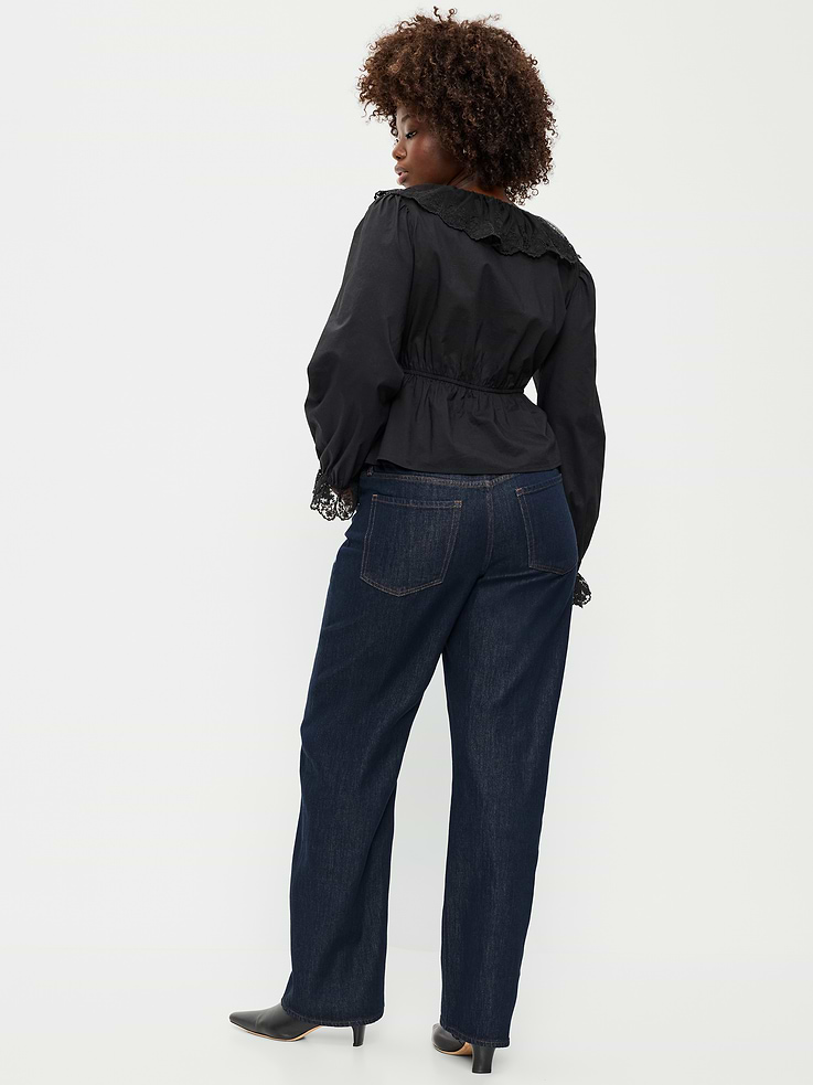 Image 8 of 9, Low-Rise Loose Jeans