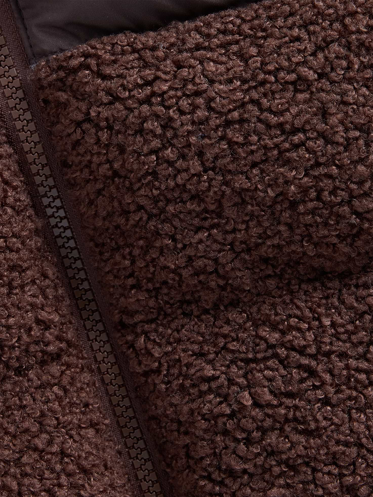 Image 4 of 4, Baby & Toddler Recycled Sherpa Bear Puffer Jacket