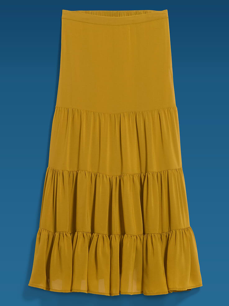 Image 6 of 6, Old Navy x Altuzarra Tiered Swing Maxi Skirt