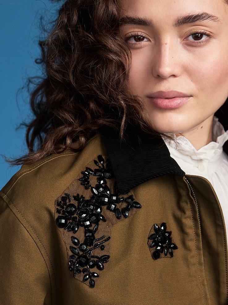 Image 9 of 9, Old Navy x Altuzarra Embellished Bomber Barn Jacket