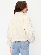 Image 2 of 4, Oversized Sherpa Jacket for Girls
