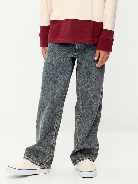 Baggy Non-Stretch Jeans for Boys