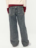 Image 2 of 5, Baggy Non-Stretch Jeans for Boys