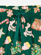 Image 3 of 3, Flannel Boxer Pajama Shorts for Women