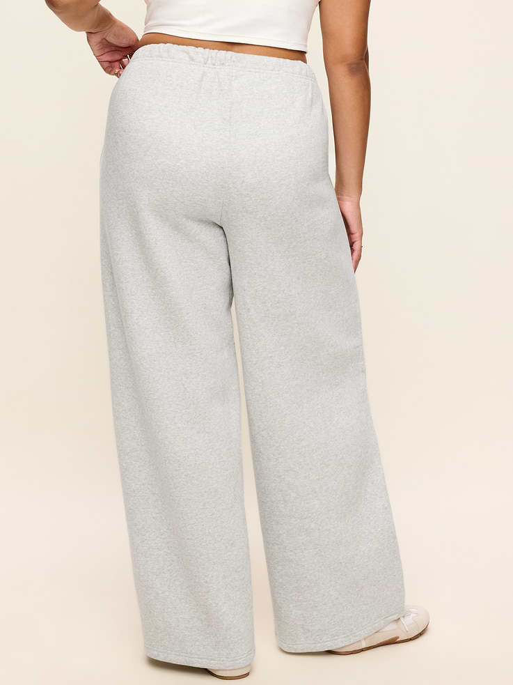 Image 7 of 7, High-Waisted Baseline Fleece Wide-Leg Sweatpants