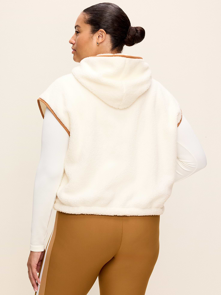 Image 8 of 8, Hooded Sherpa Vest