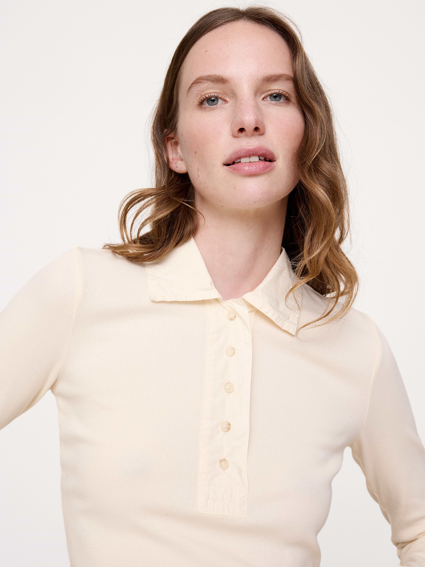 Image 3 of 4, Ribbed Polo