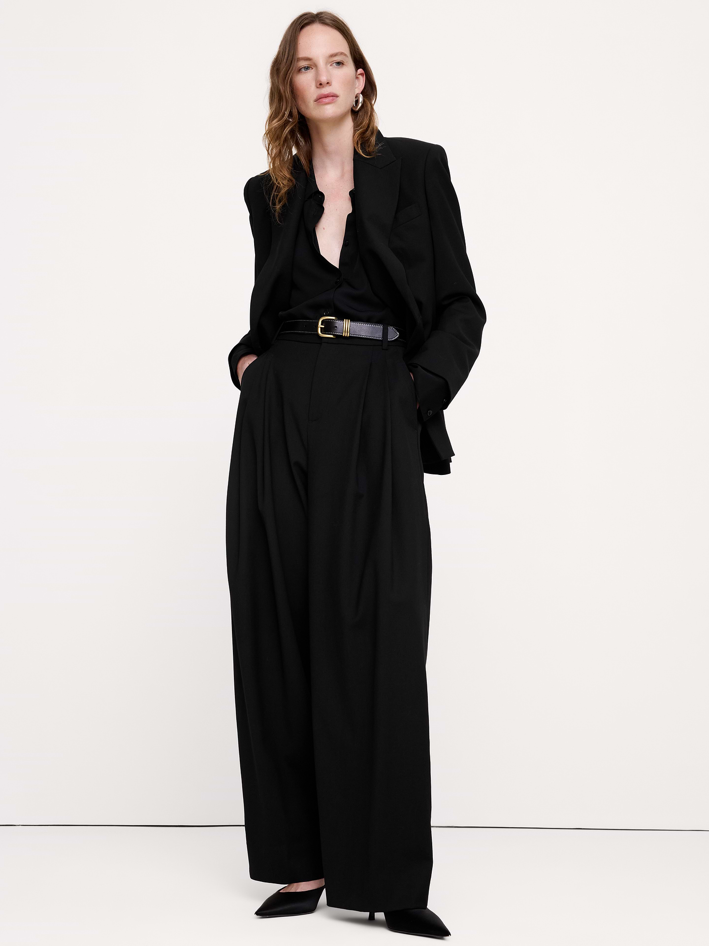 Image 5 of 5, Drapey Twill Tunic