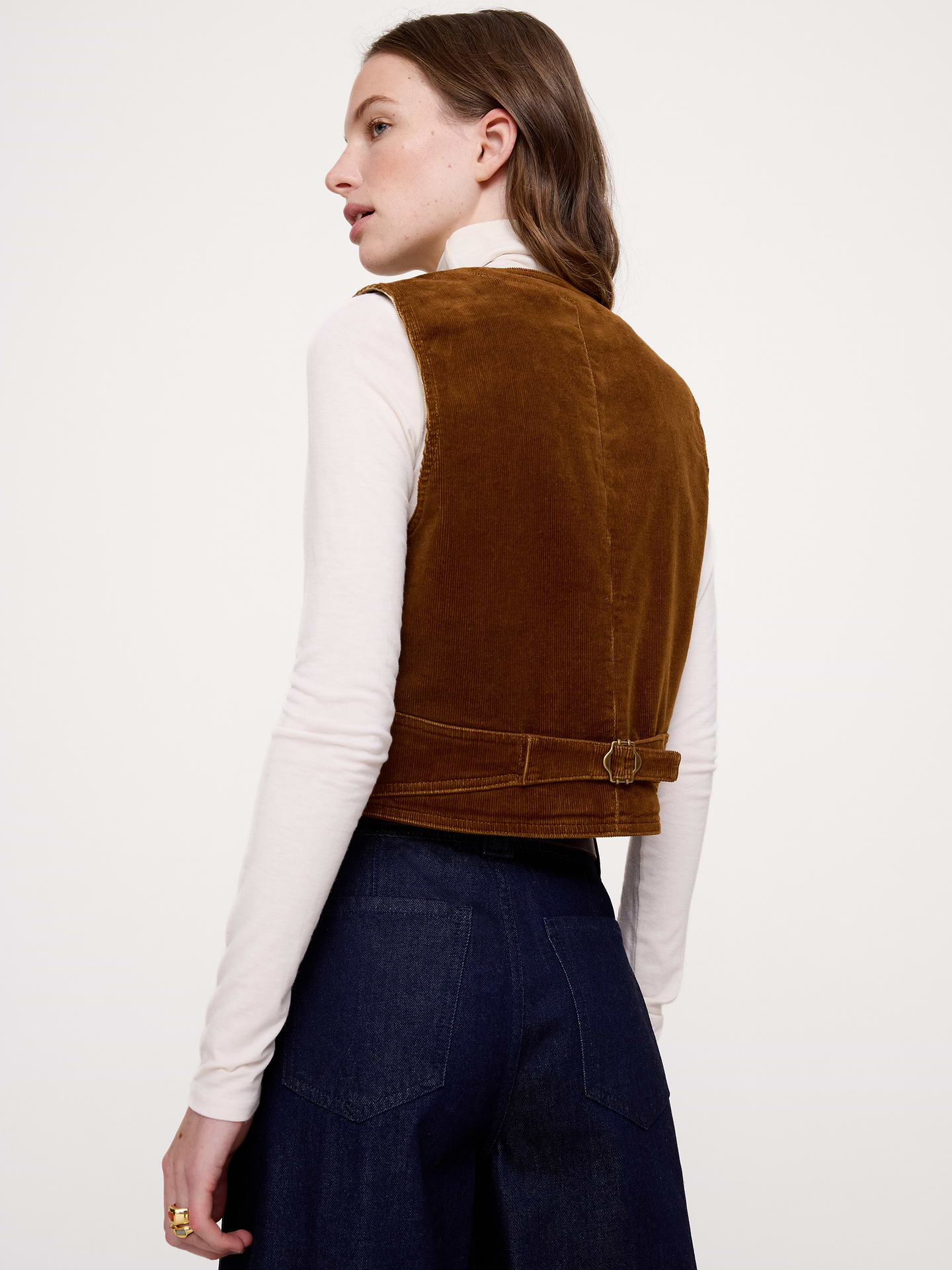 Image 3 of 8, Corduroy Pocket Vest