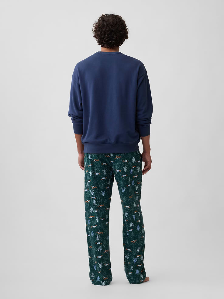 Image 2 of 4, Relaxed Flannel PJ Pants