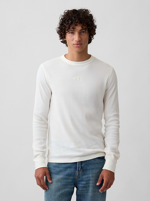 Gap Mini-Logo Waffle-Knit T-Shirt