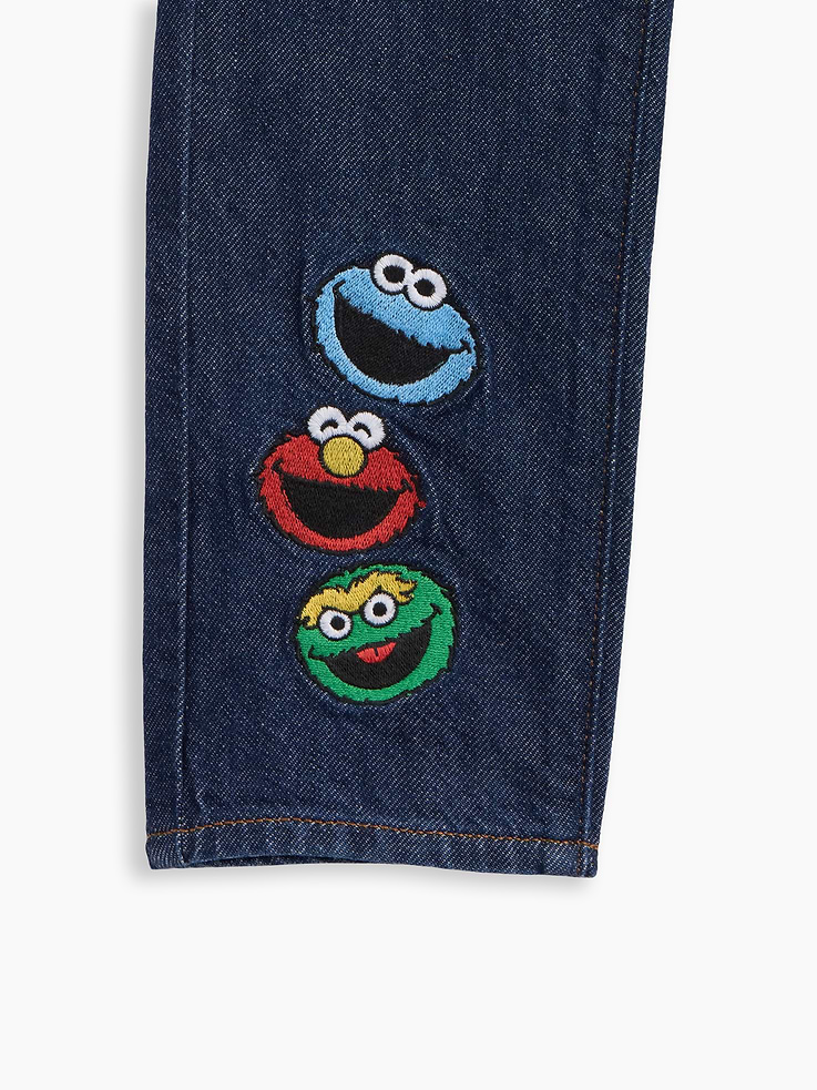 Image 2 of 3, babyGap Sesame Street Pull-On Original Straight Jeans