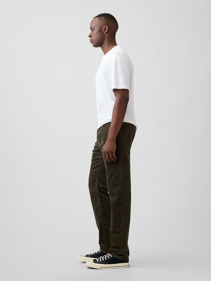 Image 4 of 6, Straight Corduroy Pants
