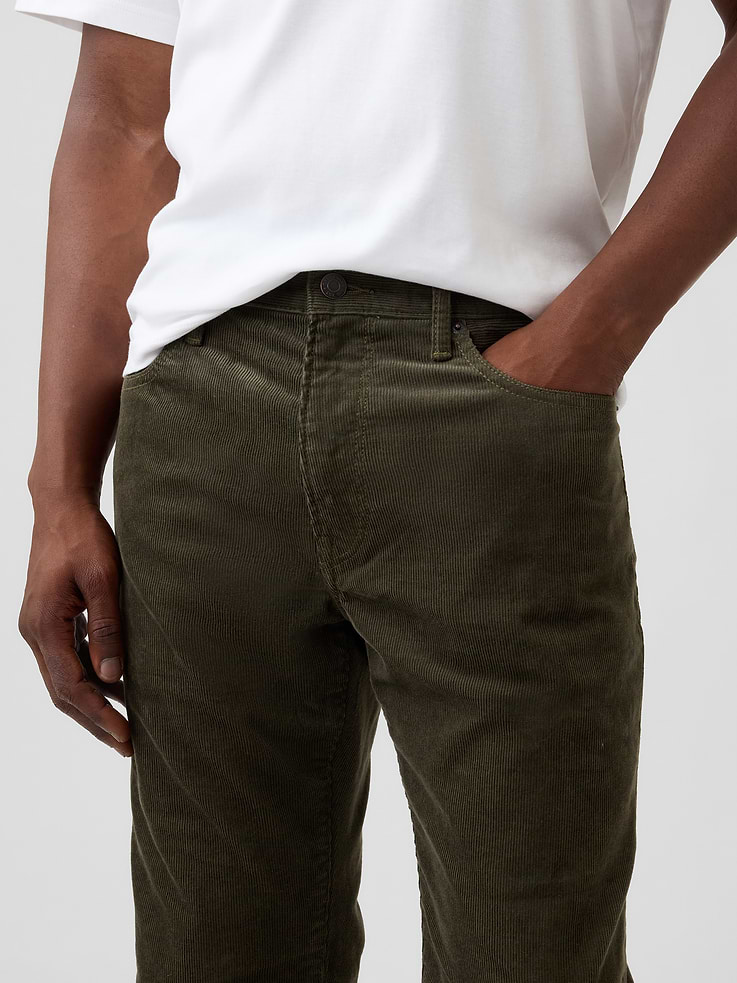 Image 5 of 6, Straight Corduroy Pants