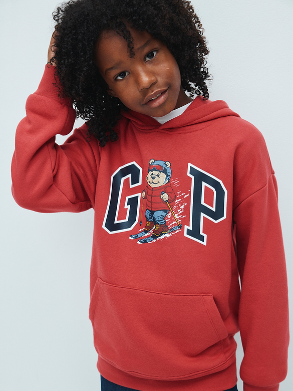 Kids Relaxed Brannan Bear Gap Logo Hoodie