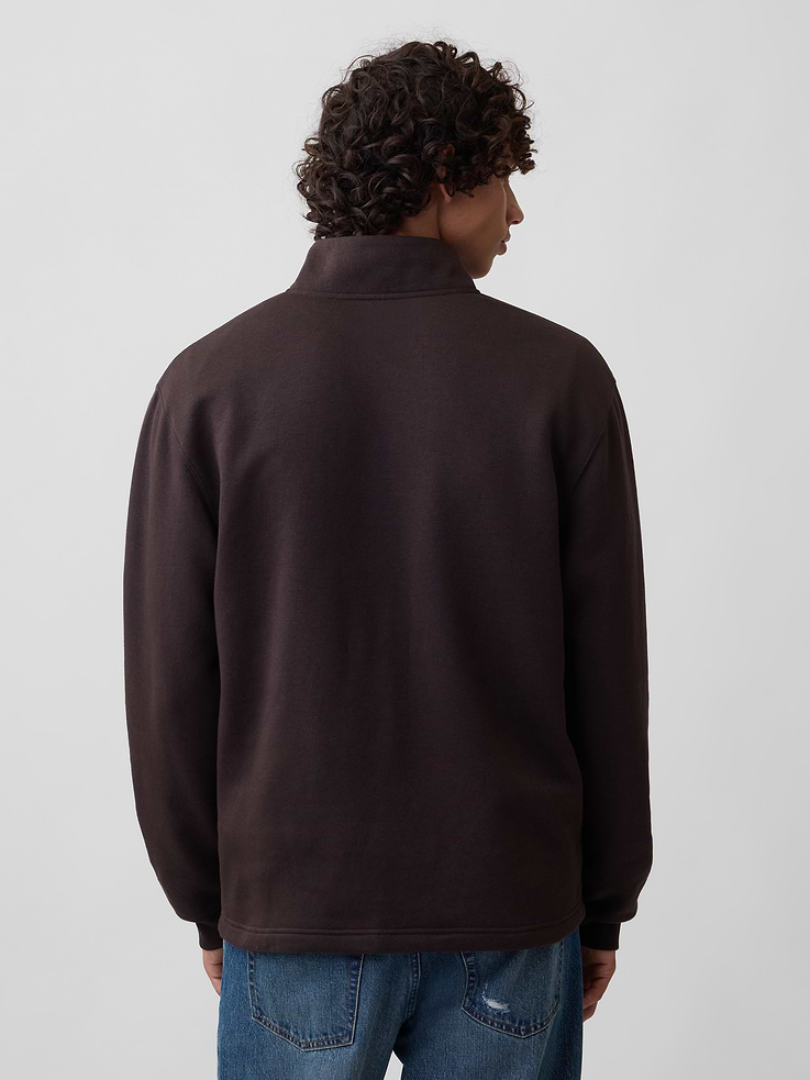 Image 2 of 4, Relaxed Quarter-Zip Sweatshirt