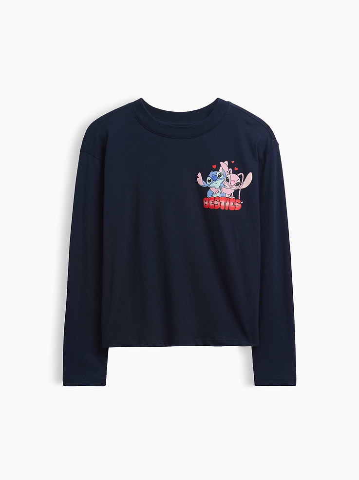 Image 1 of 3, These characters make every day more special., Soft jersey knit., Dropped shoulder, long sleeves., Crewneck., Graphics at chest and back., This product was made in a factory that invests in gender equity and women’s empowerment through RISE. Learn more at, Product #1189243