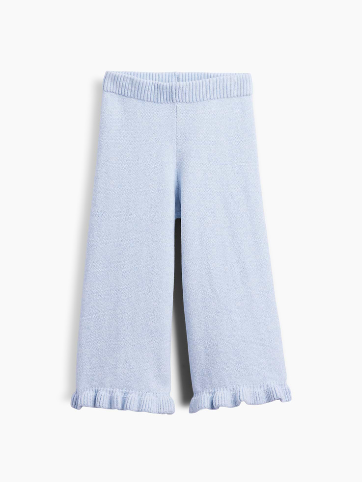 Image 2 of 4, Baby & Toddler CashSoft Ruffle Sweater Pants