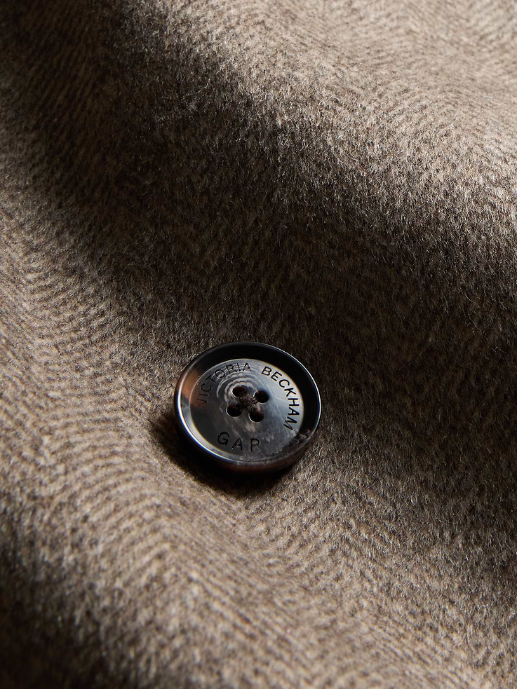 Image 6 of 10, Gap × Victoria Beckham Wool-Blend Chesterfield Coat