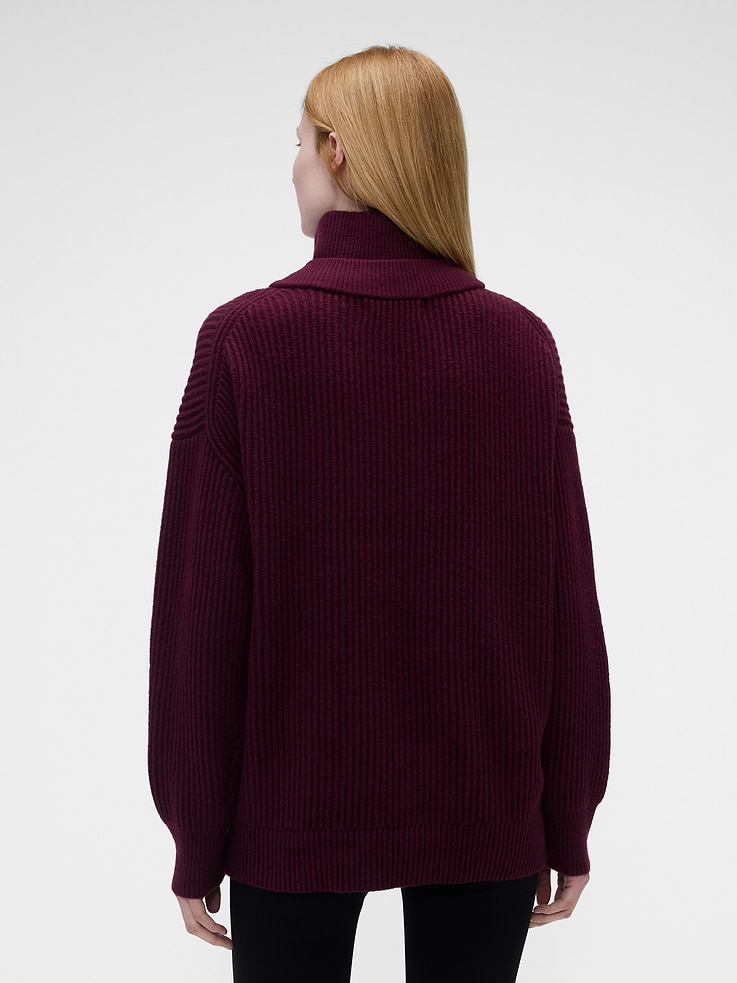 Image 3 of 7, Gap × Victoria Beckham CashSoft High-Neck Pullover, Cardmember Early Access