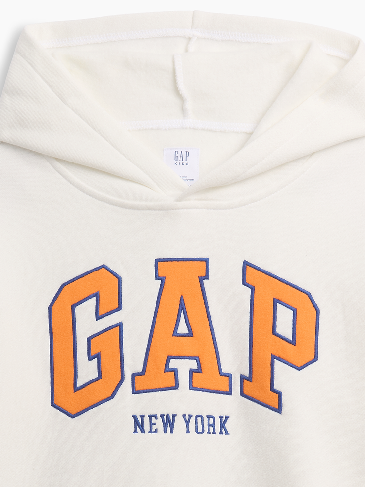 Image 2 of 3, Kids Relaxed Gap NY Logo Hoodie