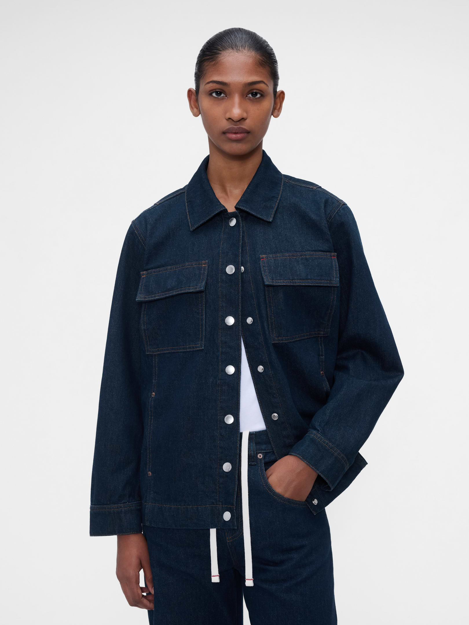 Gap x Victoria Beckham デニムジャケット Gap × Victoria Beckham Denim Shirt Jacket | Gap