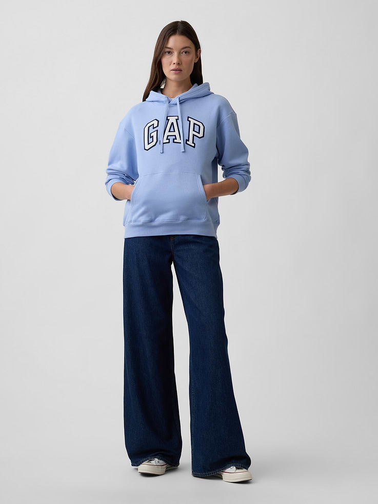 Image 3 of 5, Relaxed Gap Logo Hoodie