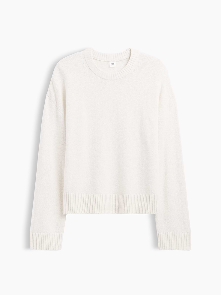 Image 5 of 5, Cashsoft Relaxed Crewneck Sweater