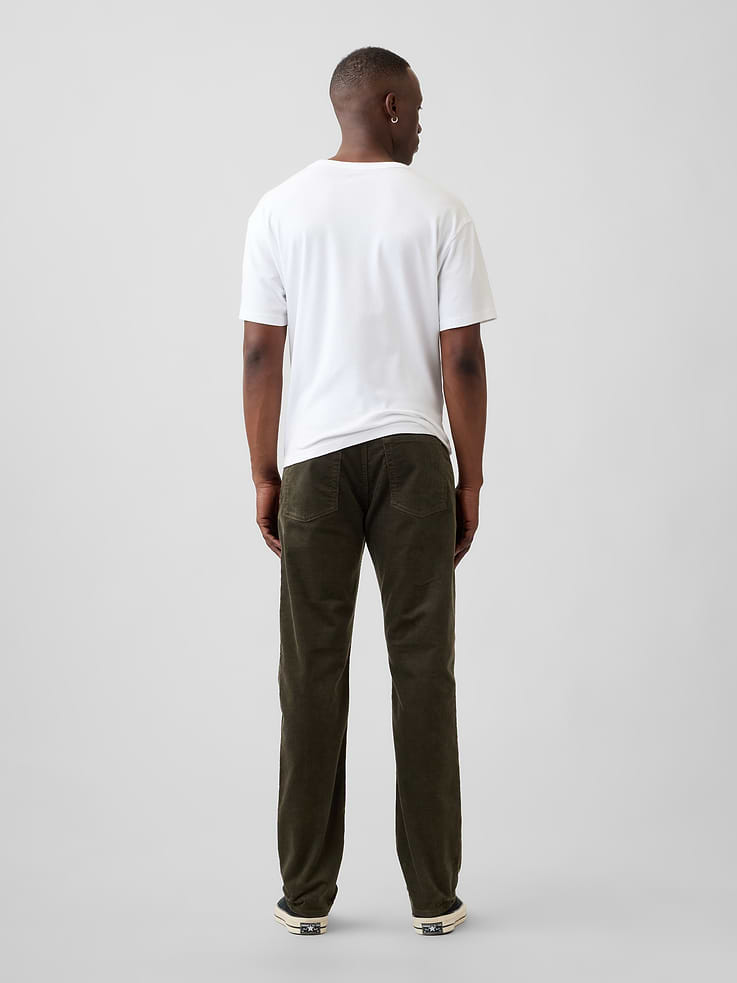 Image 2 of 6, Straight Corduroy Pants