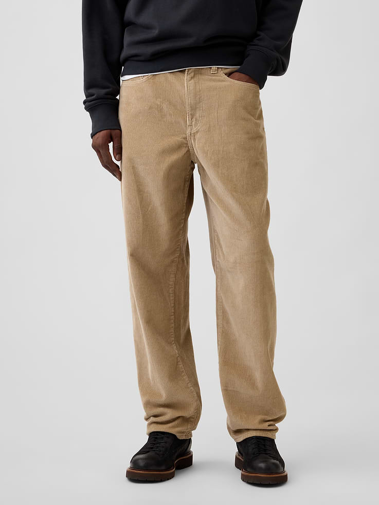 Image 3 of 6, Baggy Corduroy Pants