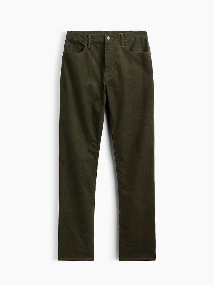 Image 6 of 6, Straight Corduroy Pants
