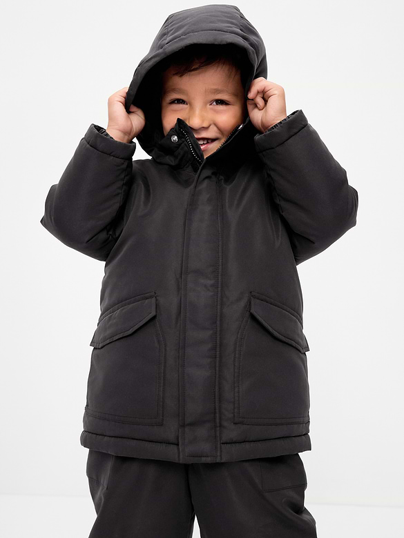 Water-Resistant Snow Jacket for Toddler Boys