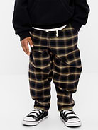 Image 2 de 4, Pantalon à jambe baril et à taille élastique pour tout-petit