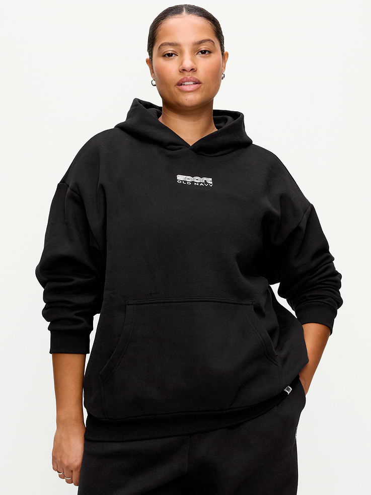 Image 3 of 5, Baseline Fleece Oversized Hoodie Sweatshirt