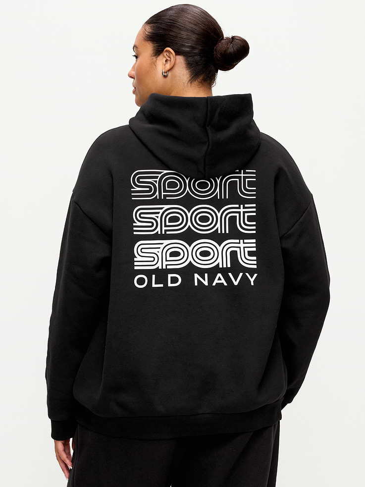 Image 5 of 5, Baseline Fleece Oversized Hoodie Sweatshirt