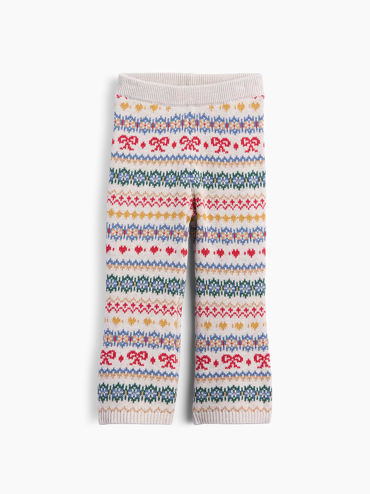Image 2 of 4, Baby & Toddler Fair Isle Flare Sweater Pants