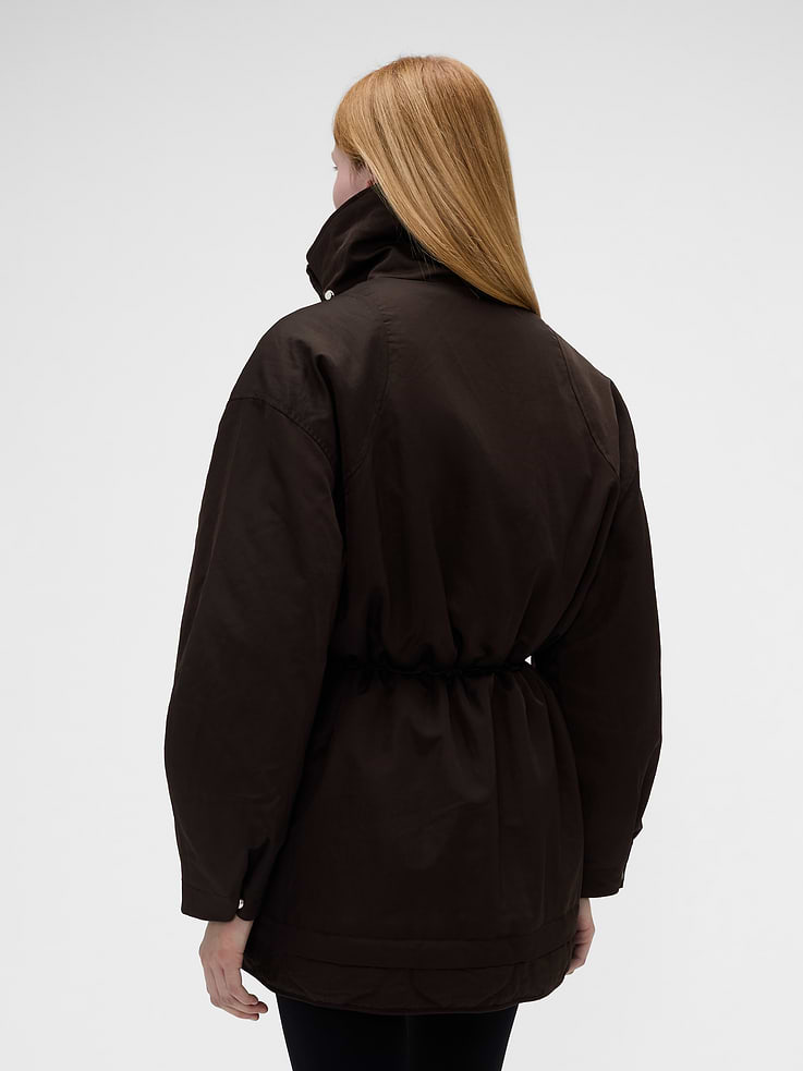 Image 3 of 9, Gap × Victoria Beckham Oversized Parka Jacket