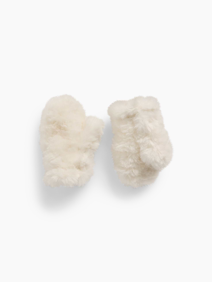 Image 2 of 2, Toddler Recycled Sherpa Mittens