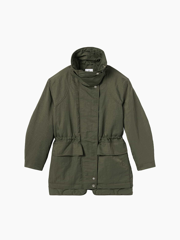 Image 9 of 9, Gap × Victoria Beckham Oversized Parka Jacket