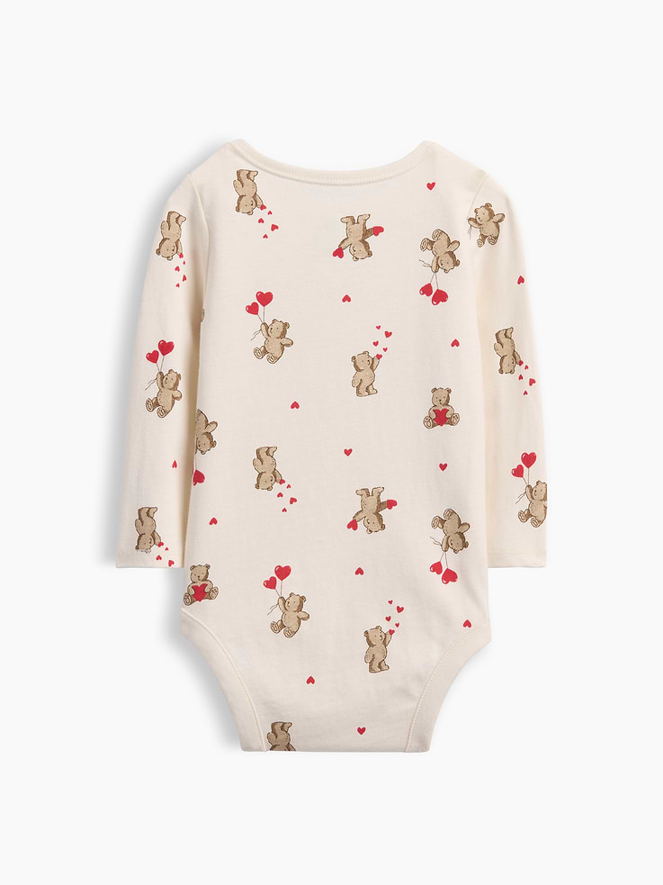 Image 2 of 3, Baby First Favorites Organic Cotton Print Bodysuit