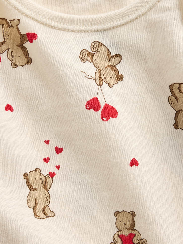 Image 3 of 3, Baby First Favorites Organic Cotton Print Bodysuit
