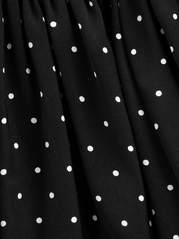 Image 5 de 5, Robe-camisole en satin à pois pour Enfant