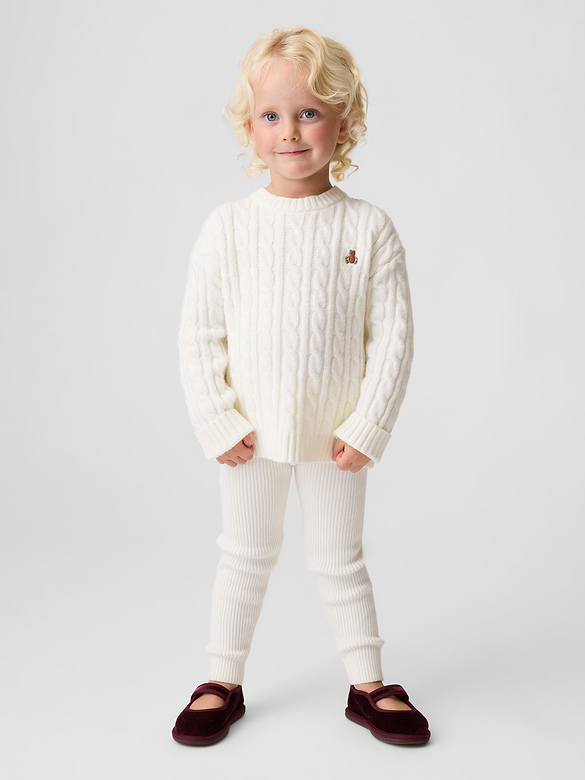 Baby & Toddler CashSoft Rib Sweater Leggings
