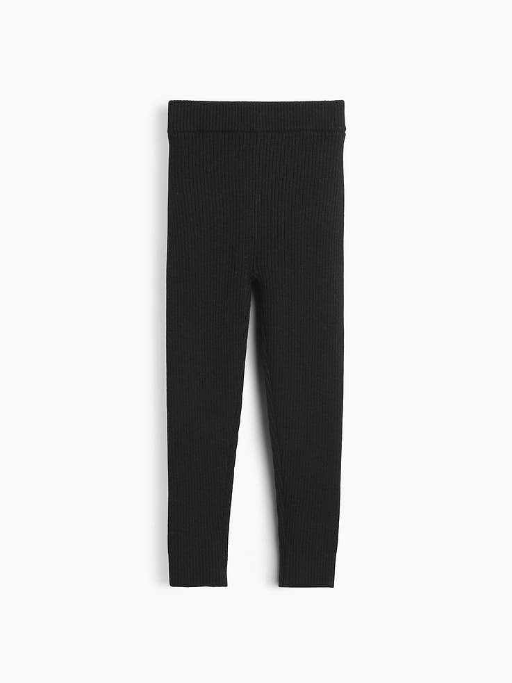 Image 2 of 3, Baby & Toddler CashSoft Rib Sweater Leggings