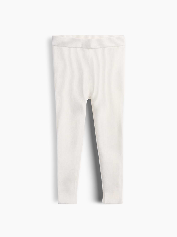 Image 2 of 3, Baby & Toddler CashSoft Rib Sweater Leggings