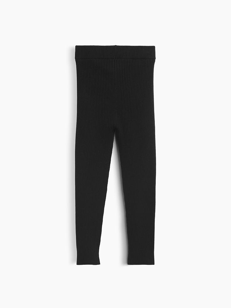 Image 3 of 3, Baby & Toddler CashSoft Rib Sweater Leggings