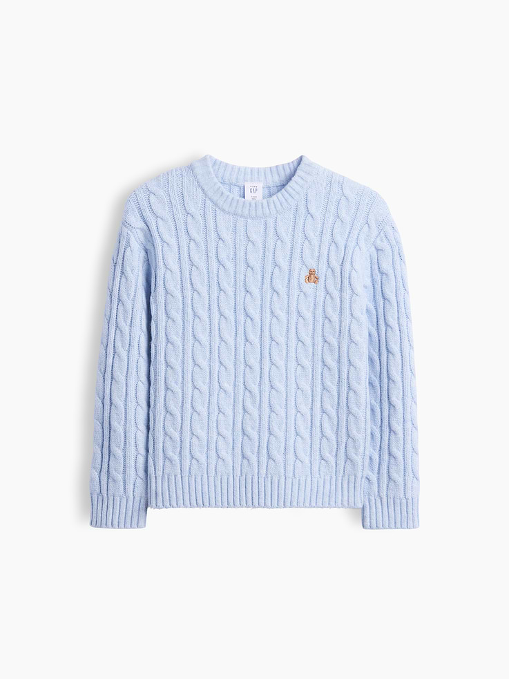 Image 2 of 4, Baby & Toddler CashSoft Cable-Knit Sweater